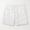 Moopea Straight-Leg Mid-Length Metallic-Jacquard Swim Shorts Moopea Straight-Leg Mid-Length Metallic-Jacquard Swim Shorts