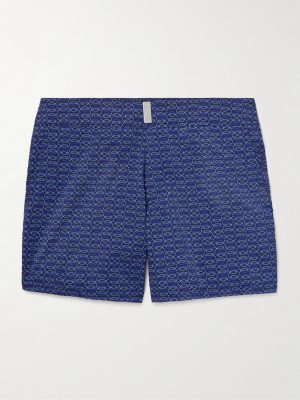 Menise Straight-Leg Mid-Length Printed Recycled Swim Shorts Menise Straight-Leg Mid-Length Printed Recycled Swim Shorts