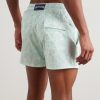 Moorise Straight-Leg Mid-Length Printed Swim Shorts - BK Moorise Straight-Leg Mid-Length Printed Swim Shorts - BK