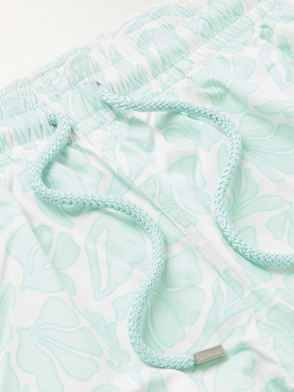 Moorise Straight-Leg Mid-Length Printed Swim Shorts - CU Moorise Straight-Leg Mid-Length Printed Swim Shorts - CU