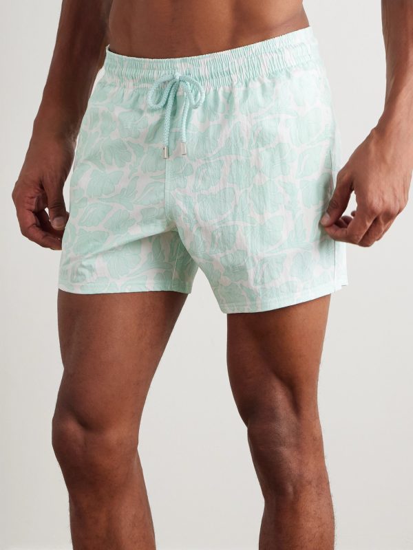 Moorise Straight-Leg Mid-Length Printed Swim Shorts - OU Moorise Straight-Leg Mid-Length Printed Swim Shorts - OU