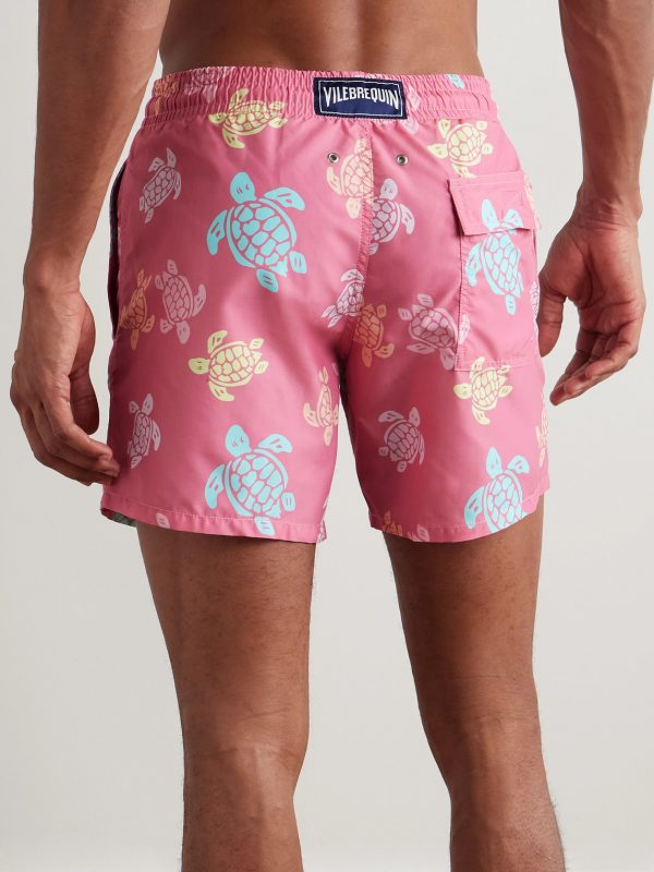 Moorea Straight-Leg Mid-Length Printed ECONYL® Swim Shorts - BK Moorea Straight-Leg Mid-Length Printed ECONYL® Swim Shorts - BK