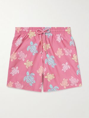 Moorea Straight-Leg Mid-Length Printed ECONYL® Swim Shorts
