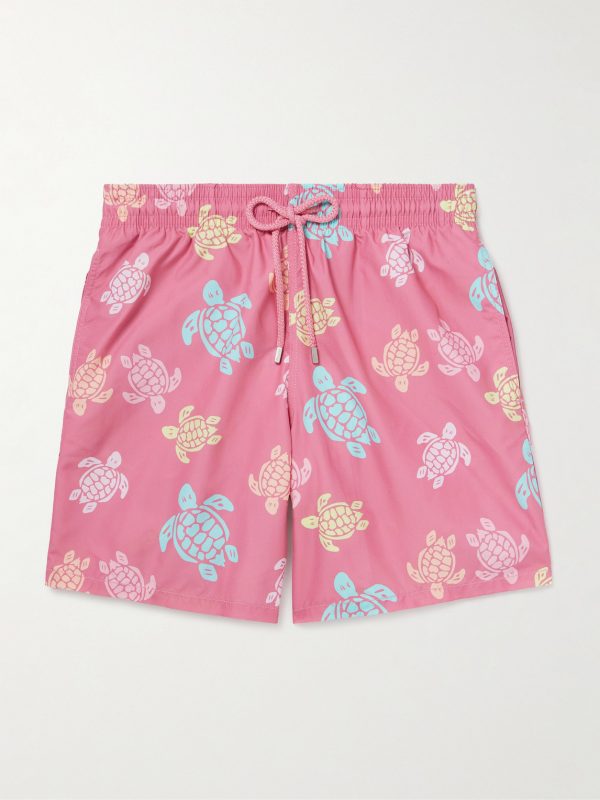 Moorea Straight-Leg Mid-Length Printed ECONYL® Swim Shorts Moorea Straight-Leg Mid-Length Printed ECONYL® Swim Shorts