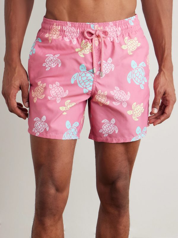 Moorea Straight-Leg Mid-Length Printed ECONYL® Swim Shorts - OU Moorea Straight-Leg Mid-Length Printed ECONYL® Swim Shorts - OU