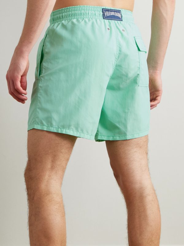 Moorea Straight-Leg Mid-Length ECONYL® Swim Shorts - BK Moorea Straight-Leg Mid-Length ECONYL® Swim Shorts - BK