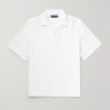 Charli Convertible-Collar Linen Shirt