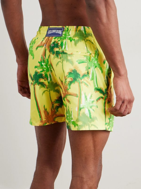 Mahina Straight-Leg Mid-Length Recycled Swim Shorts - BK Mahina Straight-Leg Mid-Length Recycled Swim Shorts - BK