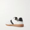 Archer Suede-Trimmed Leather Sneakers - BK