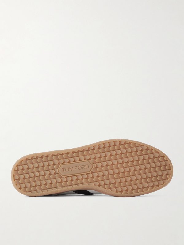 Archer Suede-Trimmed Leather Sneakers - E1