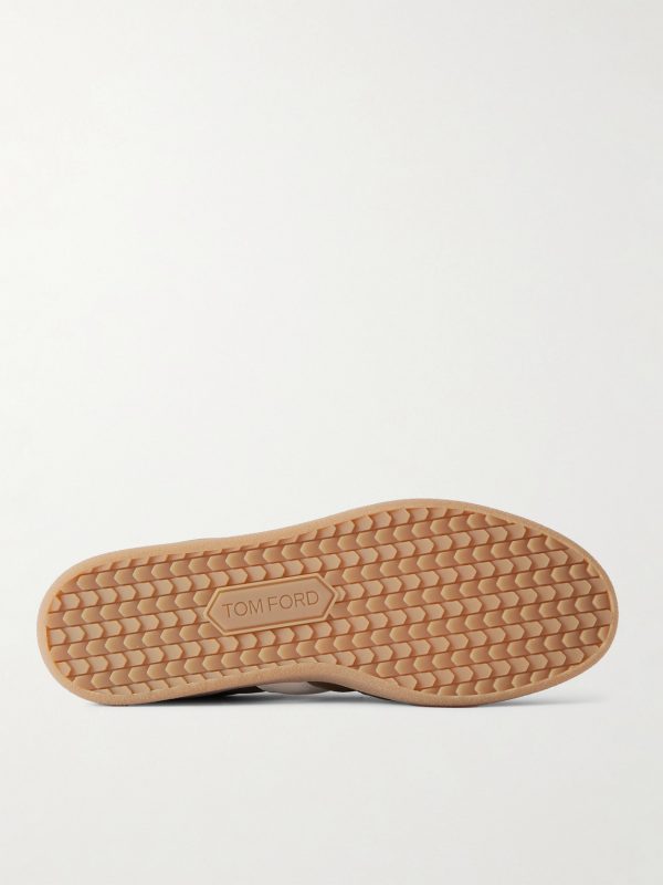 Archer Leather-Trimmed Suede Sneakers - E1 Archer Leather-Trimmed Suede Sneakers - E1