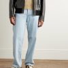 Archer Leather-Trimmed Suede Sneakers - OU Archer Leather-Trimmed Suede Sneakers - OU