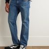 Mesh and Leather-Trimmed Suede Sneakers - OU