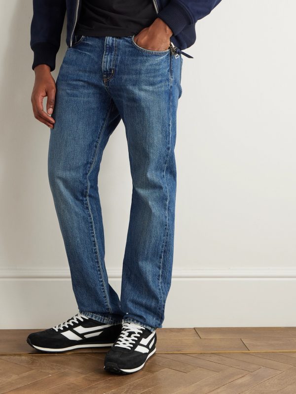 Mesh and Leather-Trimmed Suede Sneakers - OU