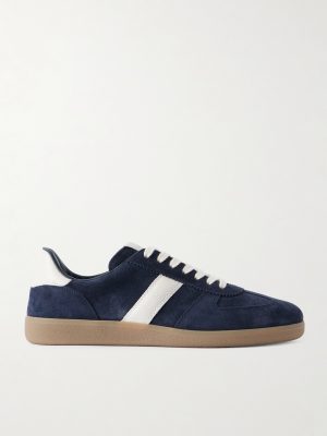 Archer Leather-Trimmed Suede Sneakers Archer Leather-Trimmed Suede Sneakers