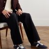 Archer Leather-Trimmed Suede Sneakers - OU Archer Leather-Trimmed Suede Sneakers - OU