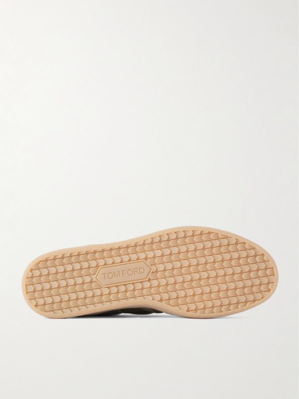 Archer Leather-Trimmed Suede Sneakers - E1 Archer Leather-Trimmed Suede Sneakers - E1