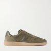 Archer Leather-Trimmed Suede Sneakers Archer Leather-Trimmed Suede Sneakers
