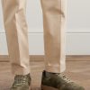 Archer Leather-Trimmed Suede Sneakers - OU Archer Leather-Trimmed Suede Sneakers - OU