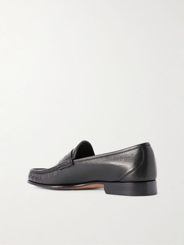 York Full-Grain Leather Penny Loafers - BK York Full-Grain Leather Penny Loafers - BK