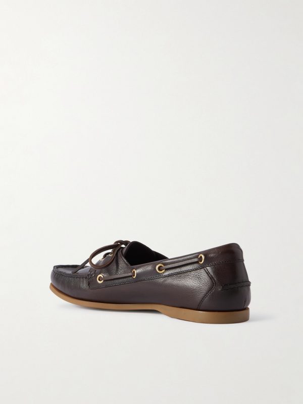 Robin Full-Grain Leather Boat Shoes - BK Robin Full-Grain Leather Boat Shoes - BK