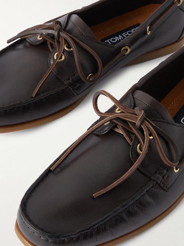 Robin Full-Grain Leather Boat Shoes - CU Robin Full-Grain Leather Boat Shoes - CU