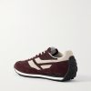 Mesh and Leather-Trimmed Suede Sneakers - BK Mesh and Leather-Trimmed Suede Sneakers - BK