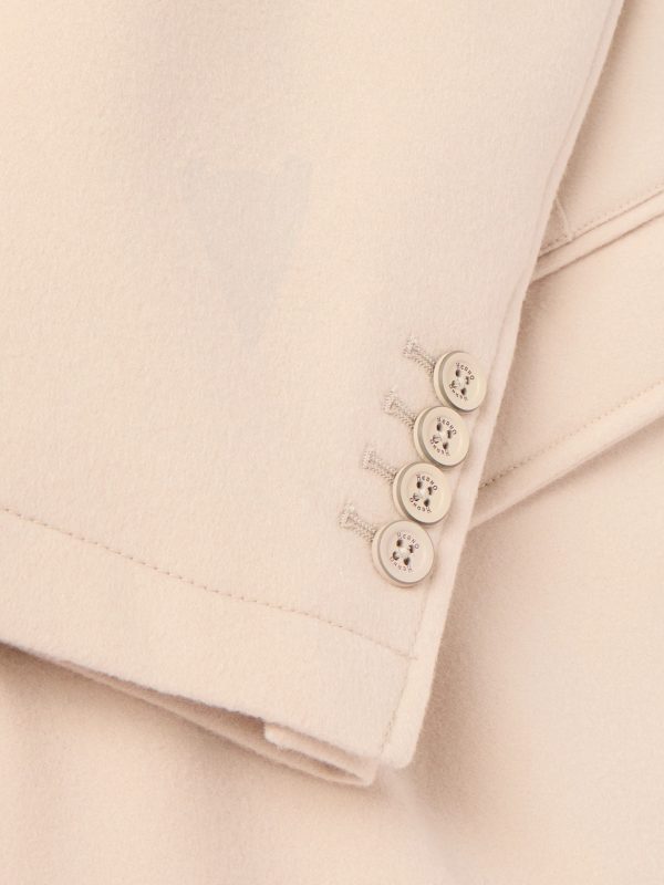 Wool Coat with Detachable Shell Gilet - E1