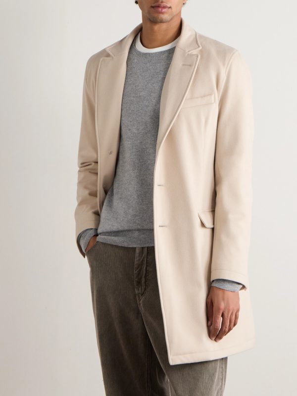 Wool Coat with Detachable Shell Gilet - E2