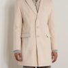 Wool Coat with Detachable Shell Gilet - FR