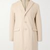 Wool Coat with Detachable Shell Gilet