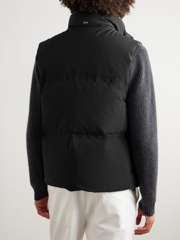 Quilted Shell Down Gilet - BK