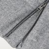 Leather-Trimmed Quilted Silk and Cashmere-Blend Down Jacket - E1 Leather-Trimmed Quilted Silk and Cashmere-Blend Down Jacket - E1