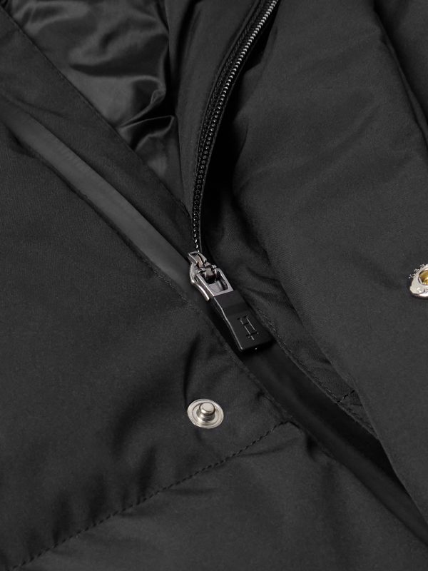 Slim-Fit Quilted Shell Hooded Down Parka - CU