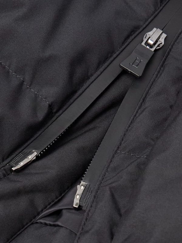 Slim-Fit Quilted Shell Hooded Down Parka - E1