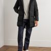 Slim-Fit Quilted Shell Hooded Down Parka - OU