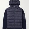 Shell-Trimmed Wool Hooded Down Jacket Shell-Trimmed Wool Hooded Down Jacket