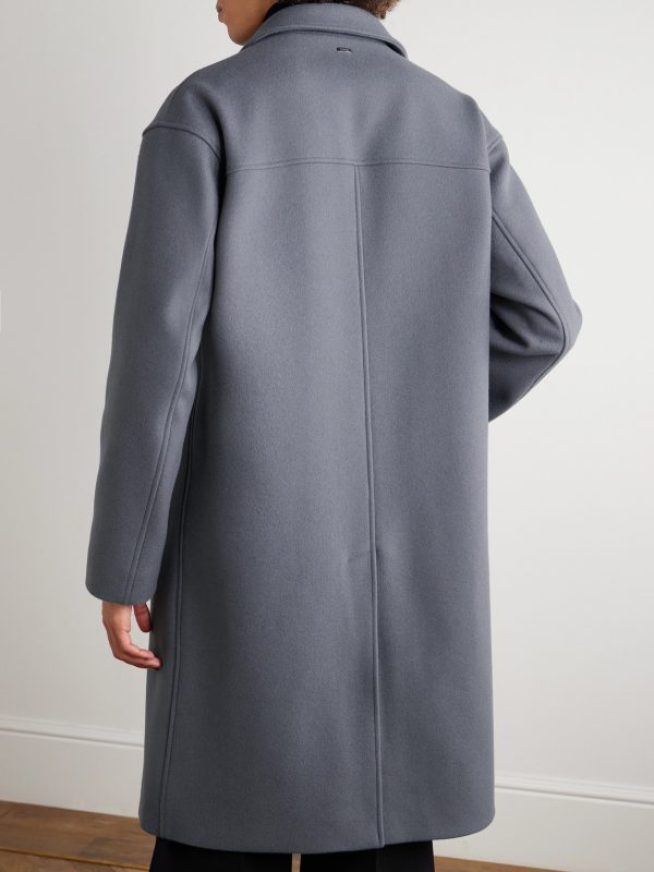 Wool-Blend Overcoat - BK