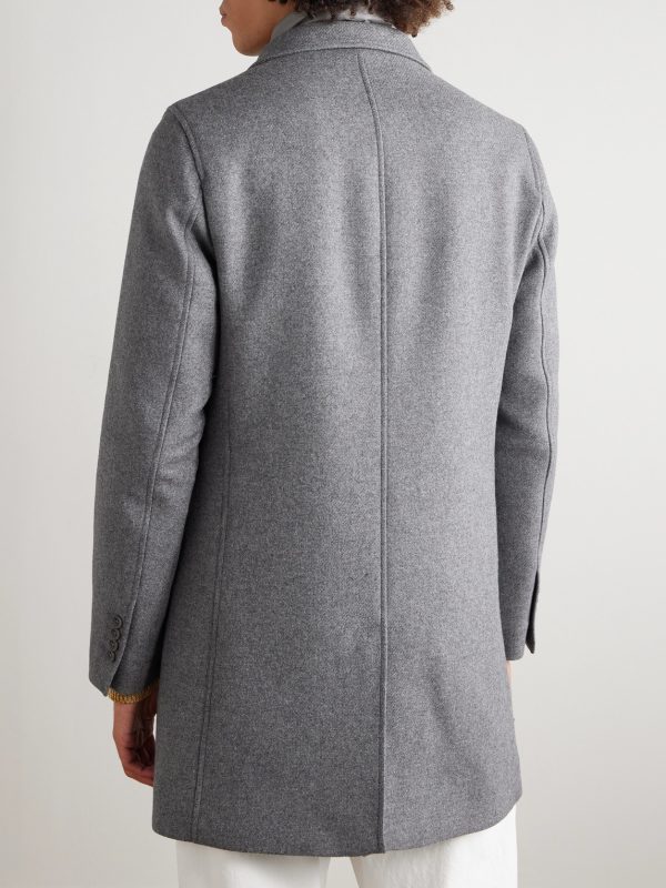 Convertible Padded Wool-Blend and Quilted Shell Coat - BK