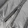 Convertible Padded Wool-Blend and Quilted Shell Coat - E1