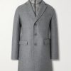Convertible Padded Wool-Blend and Quilted Shell Coat