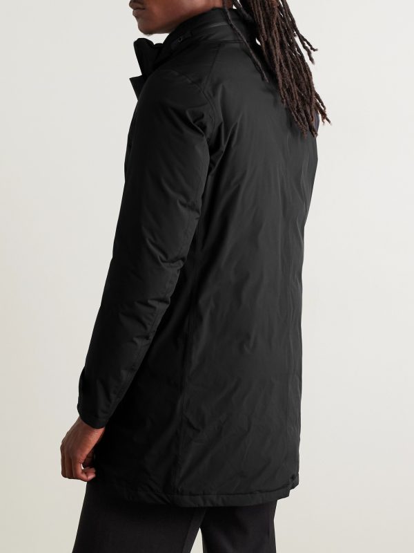 Padded Shell Hooded Down Jacket - BK Padded Shell Hooded Down Jacket - BK