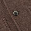 Wool-Blend Felt Overshirt - CU Wool-Blend Felt Overshirt - CU