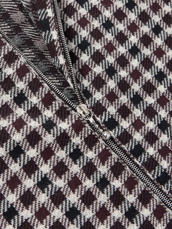 Checked Woven Overshirt - CU