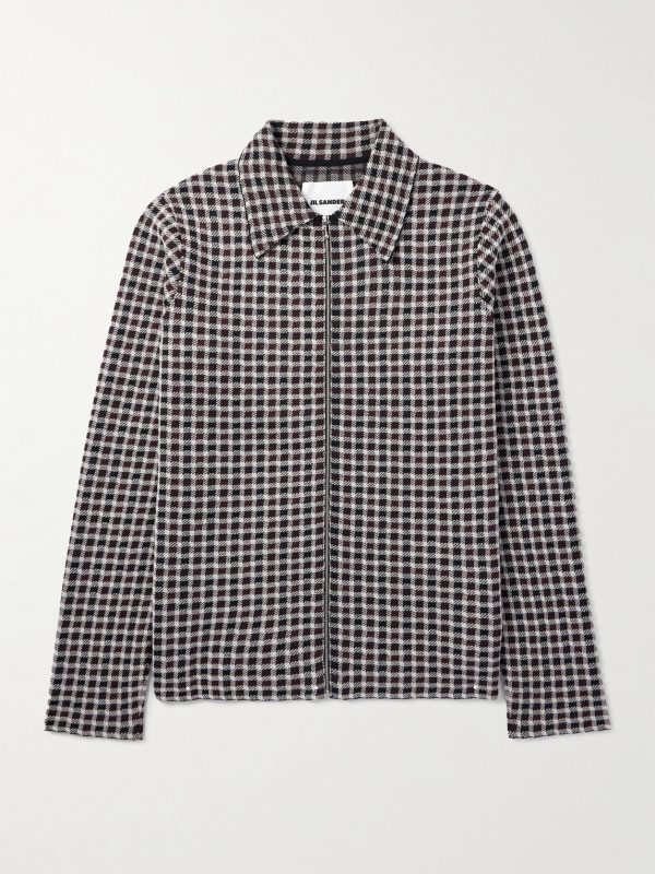Checked Woven Overshirt