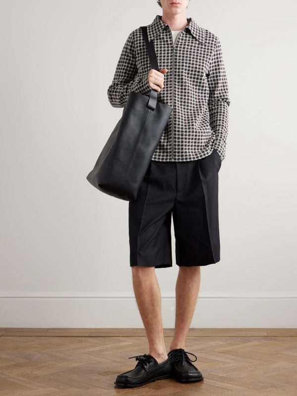Checked Woven Overshirt - OU