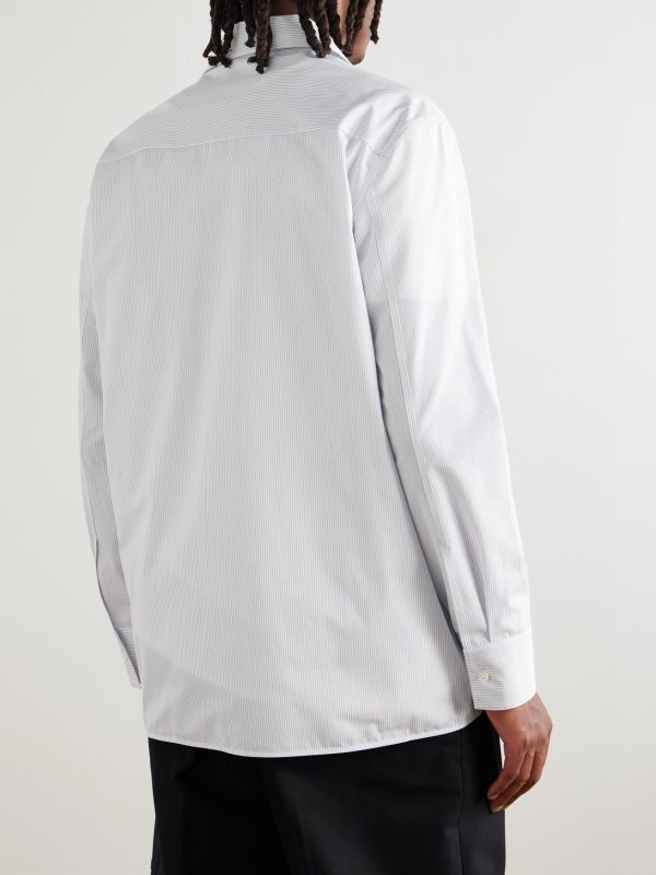 Tuesday Striped Cotton-Poplin Shirt - BK Tuesday Striped Cotton-Poplin Shirt - BK