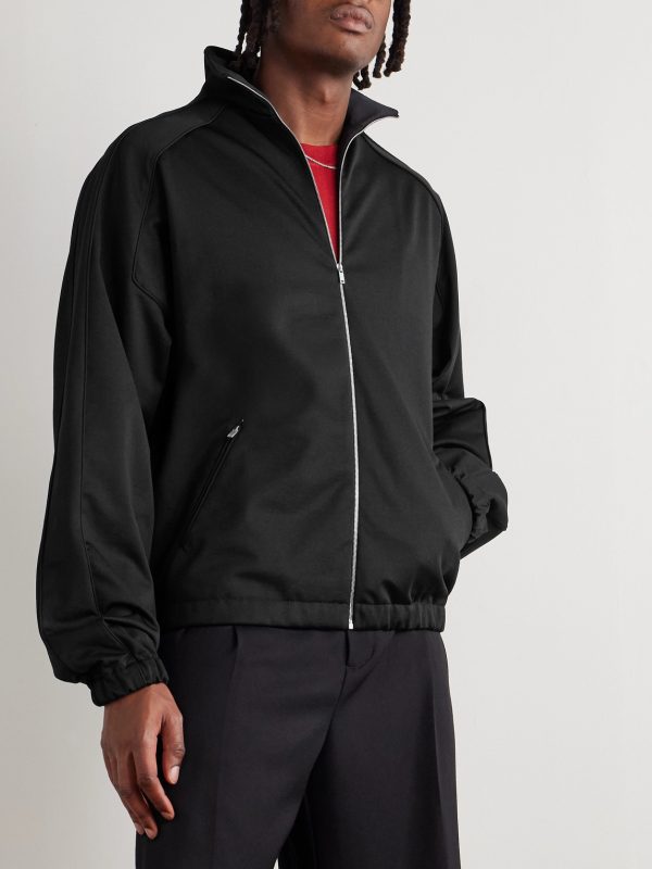 Cotton-Blend Jersey Zip-Up Sweatshirt - FR Cotton-Blend Jersey Zip-Up Sweatshirt - FR