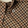 Embellished Checked Wool and Linen-Blend Shirt - CU Embellished Checked Wool and Linen-Blend Shirt - CU