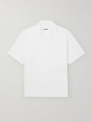 Camp-Collar Cotton-Ripstop Shirt Camp-Collar Cotton-Ripstop Shirt